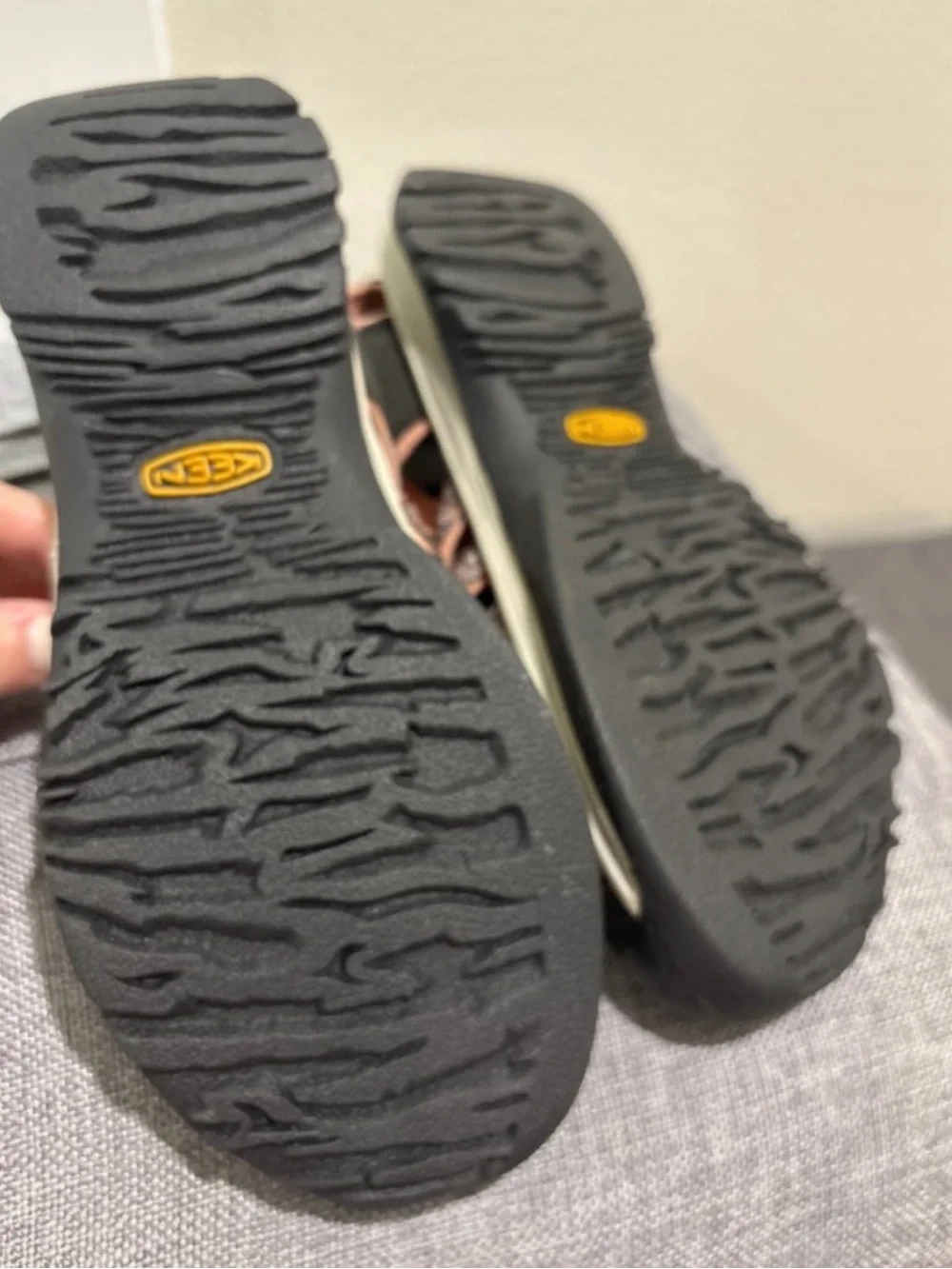KEEN Women’s Black and Pink Outdoor Sport Sandals Size 7